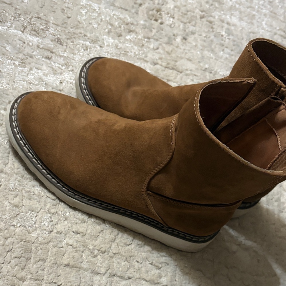 Men's Brown Suede Ankle Boots